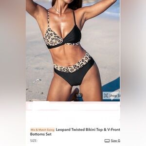 NWT leopard swimsuit